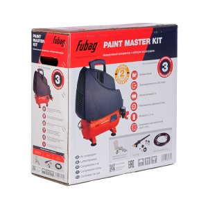 FUBAG Компрессорный набор Paint Master Kit безмасляный компрессор + 3 предмета в Петропавловске-Камчатском фото