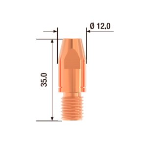 FUBAG Контактный наконечник M10х35 мм CuCrZr D=1.4 мм (25 шт.) в Петропавловске-Камчатском фото