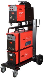 Сварочный полуавтомат INMIG 500T DW SYN + Подающий механизм DRIVE INMIG DW SYN + Шланг-пакет 5 м + Горелка FB 500 3 м + Блок жидкостного охлаждения + Тележка