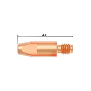 FUBAG Контактный наконечник M6х28 мм CuCrZr D=0.8 мм (25 шт.) в Петропавловске-Камчатском фото