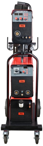 Сварочный полуавтомат INMIG 500T DW SYN + Подающий механизм DRIVE INMIG DW SYN + Шланг-пакет 5 м + Горелка FB 500 3 м + Блок жидкостного охлаждения + Тележка в Петропавловске-Камчатском фото