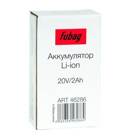 Аккумуляторная батарея FLI5S1P1202 Li-ion к бензиновым газонокосилкам FUBAG с электростартером и минирайдеру (20V/2Ah) в Петропавловске-Камчатском фото