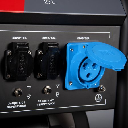 Бензиновый генератор с электростартером и коннектором автоматики FUBAG BS 7500 A ES в Петропавловске-Камчатском фото