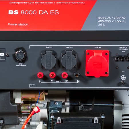 Бензиновый генератор FUBAG BS 8000 DA ES (трехфазный) с электростартером и коннектором автоматики в Петропавловске-Камчатском фото