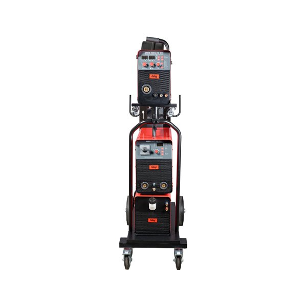 FUBAG Cварочный полуавтомат INMIG 500T DW SYN + Подающий механизм DRIVE INMIG DW SYN +Шланг-пакет 5 метров 70мм2 14 pol с жидкостным охлаждением для INMIG 500T DW SYN + Горелка FB 500 3m + Блок жидкостного охлаждения Cool 70 + Тележка для аппаратов в Петропавловске-Камчатском фото