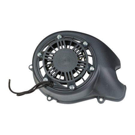 Стартер в сборе с кожухом крыльчатки к двигателю бензинового инверторного генератора FUBAG TI 3200