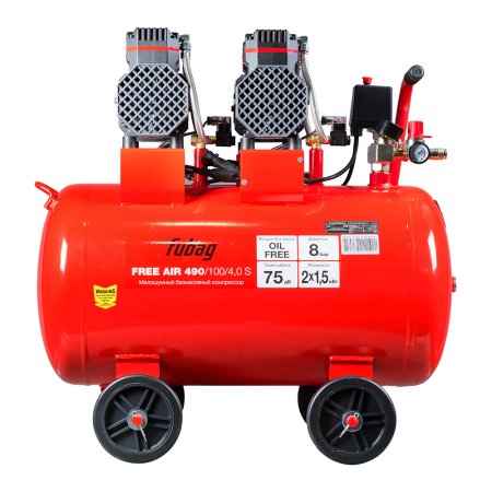 Компрессор безмасляный малошумный FUBAG Свободный Воздух (Free Air) 490/100/4.0 S в Петропавловске-Камчатском фото