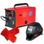 FUBAG Сварочный полуавтомат IRMIG 208 SYN PLUS (31447) + Маска сварщика Хамелеон IR 9-13N S (38072) + Сварочные краги на подкладке красные FWGN 10R (641180) в Петропавловске-Камчатском фото