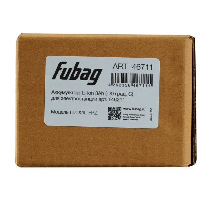 Аккумулятор FUBAG li-ion 3Ah для инверторного генератора TI 11000 A ES (арт. 646211) купить в Петропавловске-Камчатском